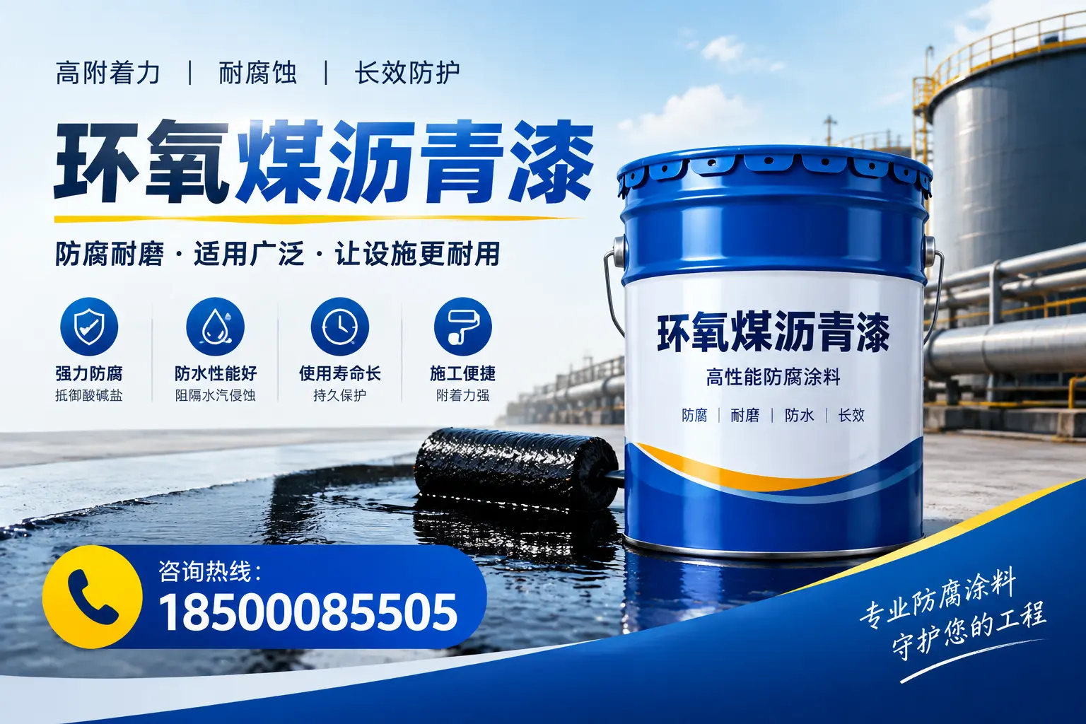 环氧煤沥青漆与其他涂料的对比分析,助力钦州企业决策